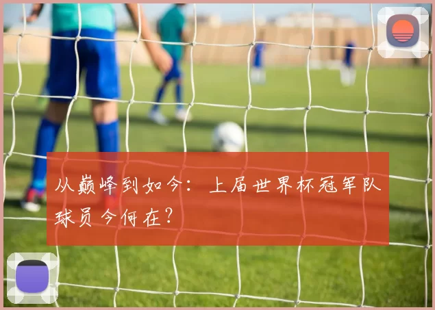 从巅峰到如今：上届世界杯冠军队球员今何在？