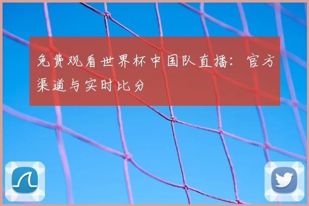 免费观看世界杯中国队直播：官方渠道与实时比分